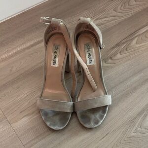 Steve Madden Beige Heeled Sandals